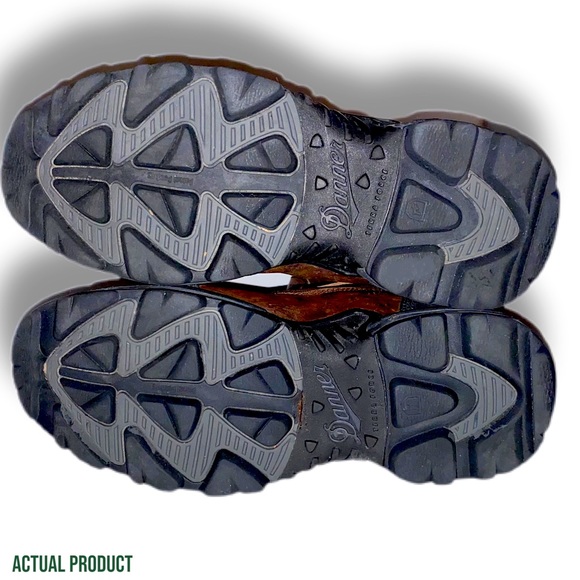 Danner Mens Size 10 Prong Horn Leather Brown Gore-Tex Hard Toe Outdoors Boots - Picture 7 of 9